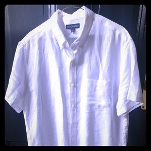 Never worn white linen shirt.